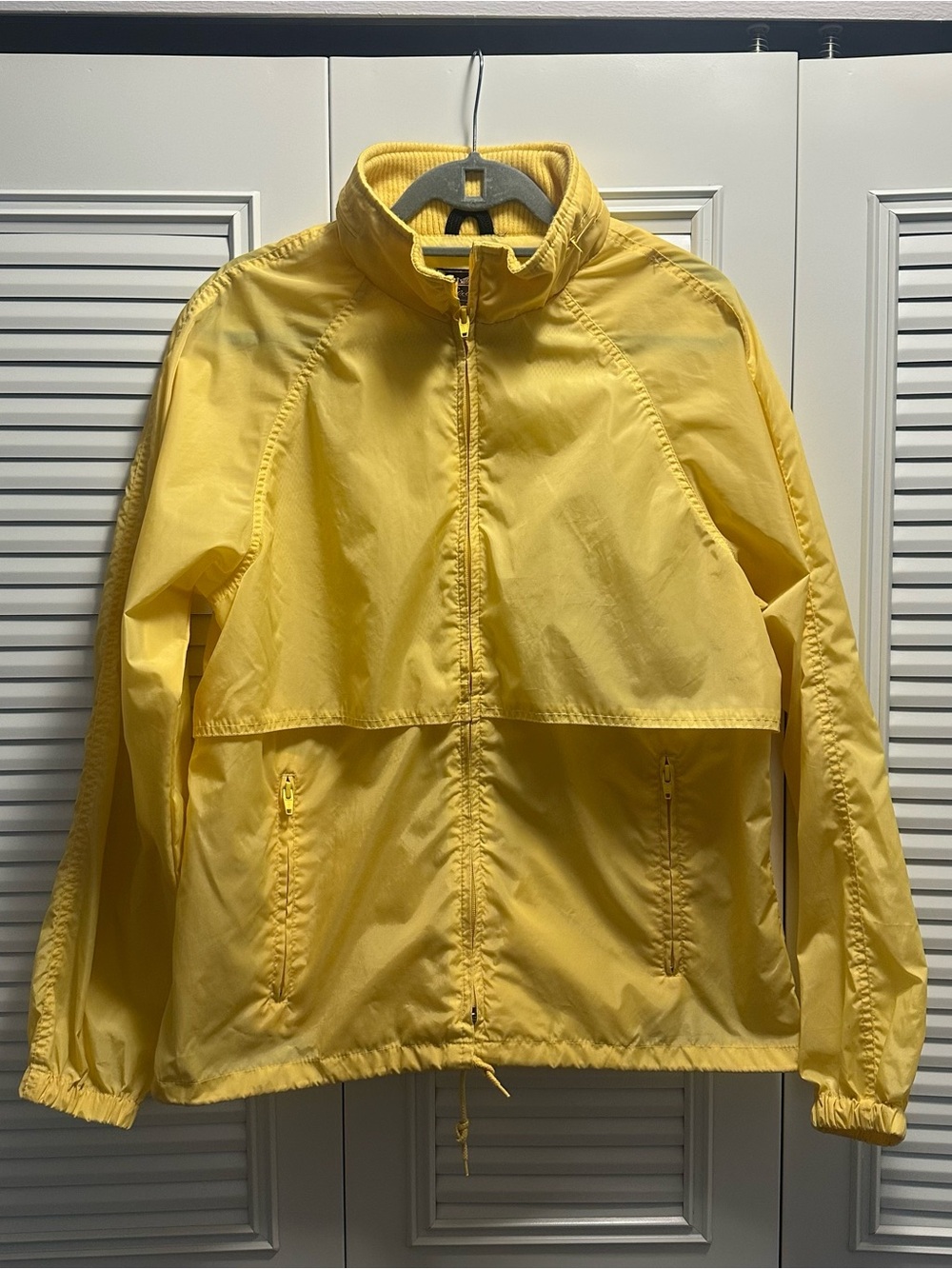 Vintage Eddie Bauer Yellow Windbreaker Jacket